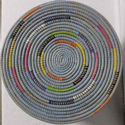 Panier de Rangement Tissé « Super » – Couvercle Plat Ø 36 cm