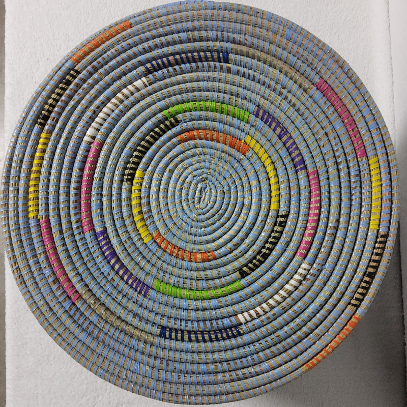 Panier de Rangement Tissé « Super » – Couvercle Plat Ø 36 cm