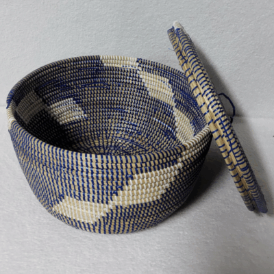 Panier de Rangement Tissé « Super » – Couvercle Plat Ø 36 cm