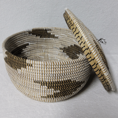 Panier de Rangement Tissé « Super » – Couvercle Plat Ø 36 cm