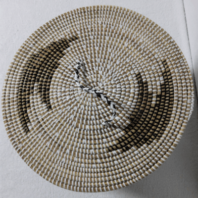 Panier de Rangement Tissé « Super » – Couvercle Plat Ø 36 cm