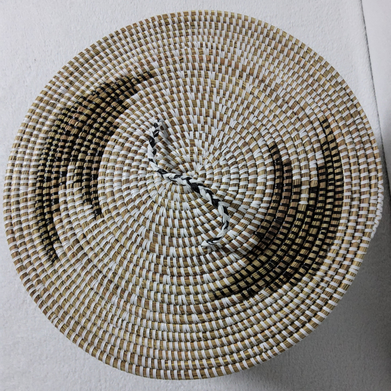 Panier de Rangement Tissé « Super » – Couvercle Plat Ø 36 cm