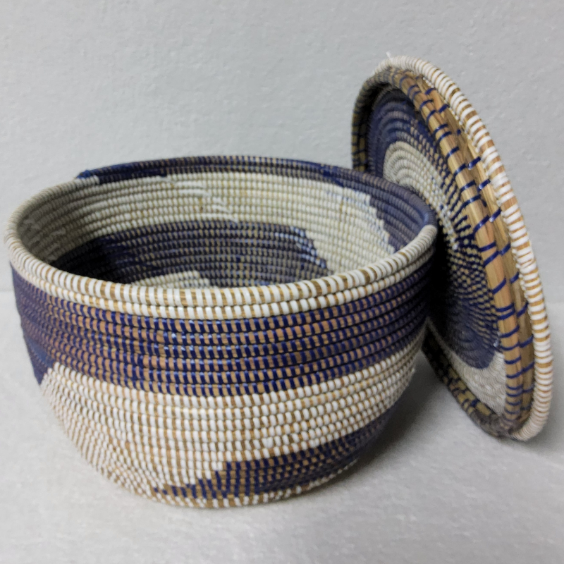 Panier de Rangement Tissé « Super » – Couvercle Plat Ø 36 cm