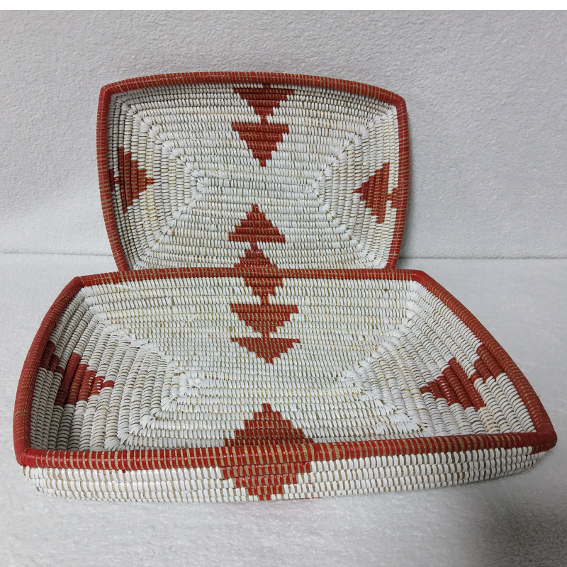 284 Set de 2 Corbeilles à Fruits Tressées