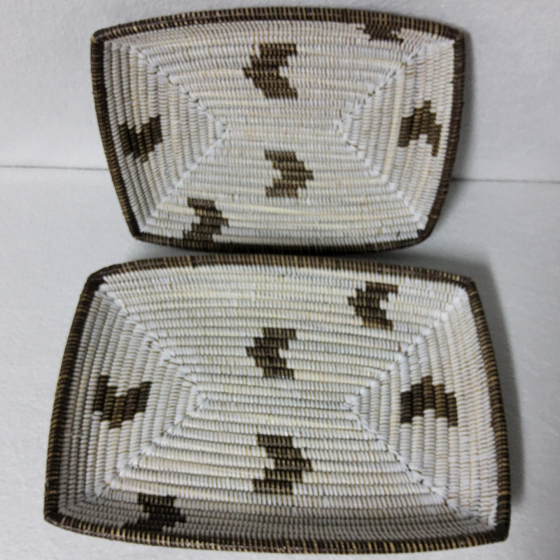 286 Set de 2 Corbeilles à Fruits Tressées