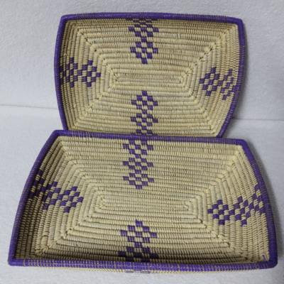 292 Set de 2 Corbeilles à Fruits Tressées