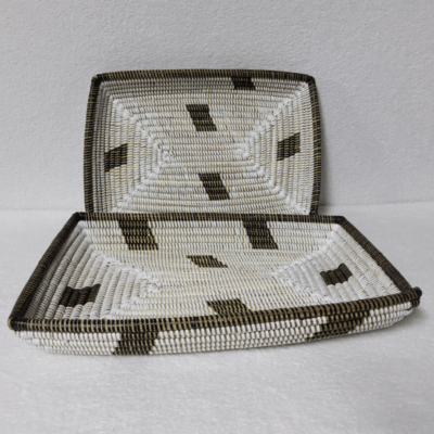 298 Set de 2 Corbeilles à Fruits Tressées