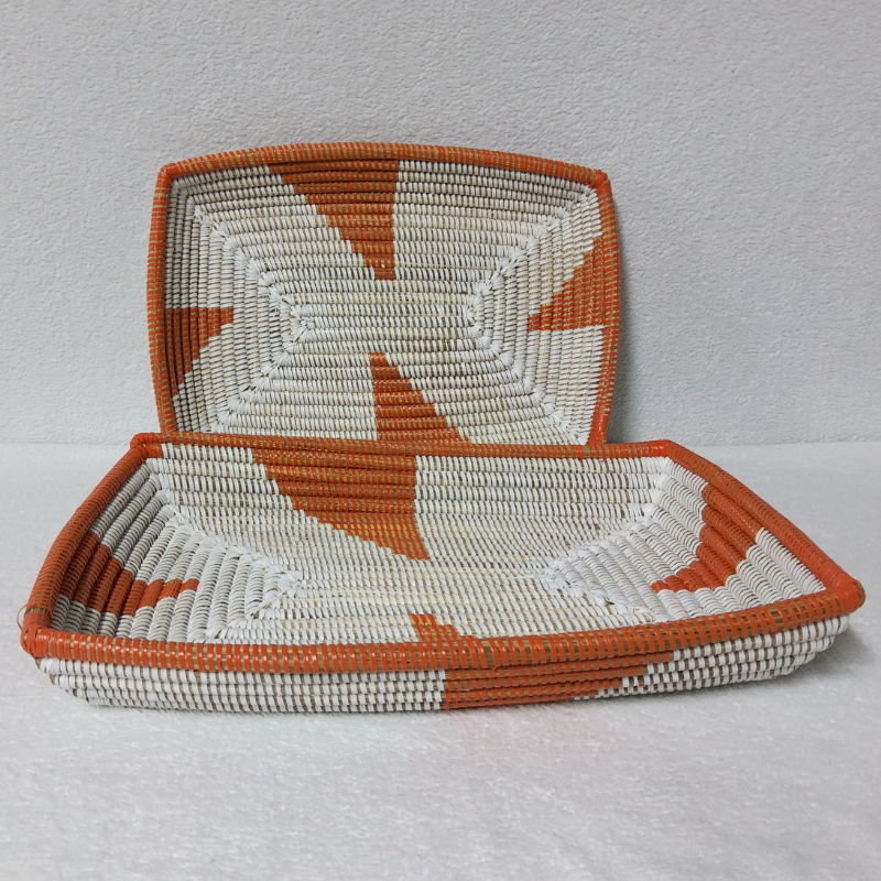 302 Set de 2 Corbeilles à Fruits Tressées