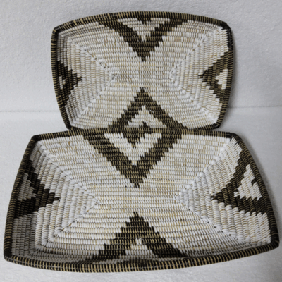 304 Set de 2 Corbeilles à Fruits Tressées