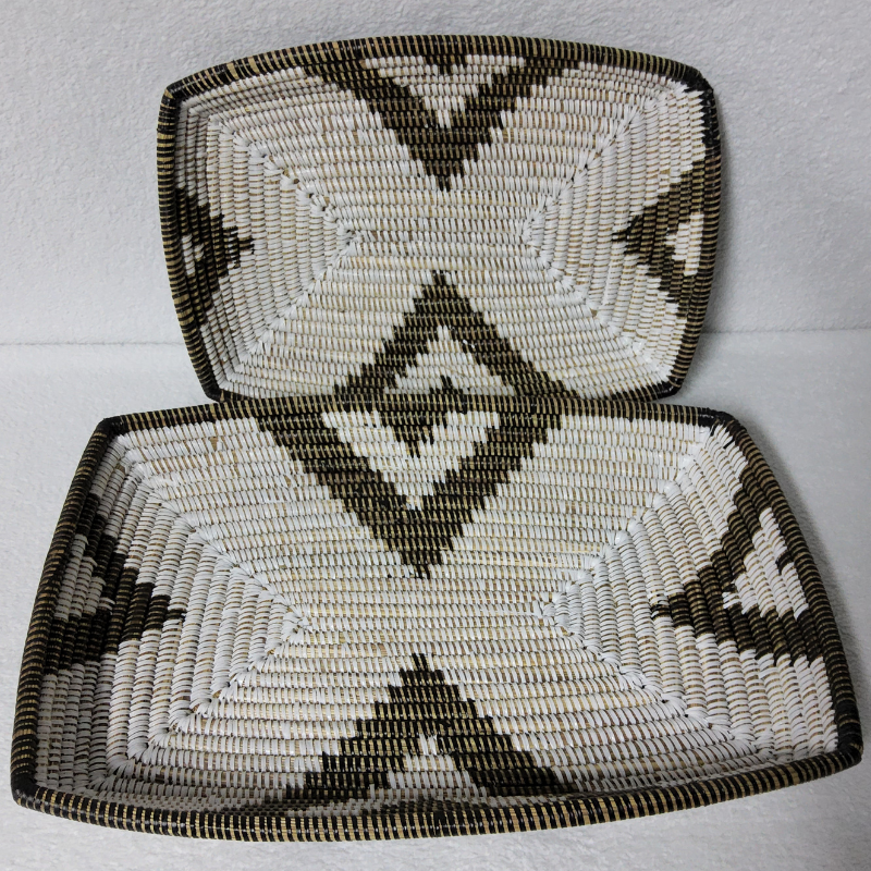 304 Set de 2 Corbeilles à Fruits Tressées