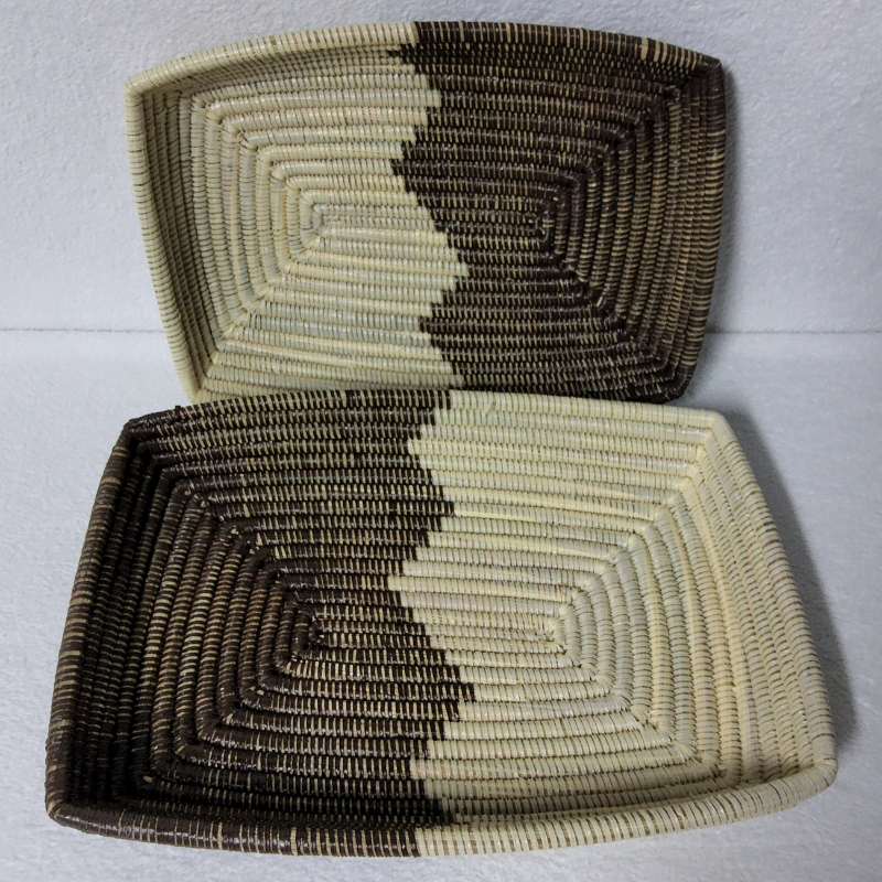 306 Set de 2 Corbeilles à Fruits Tressées