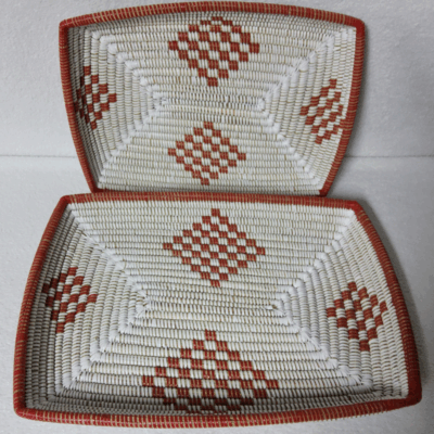 310 Set de 2 Corbeilles à Fruits Tressées