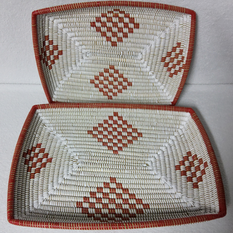 310 Set de 2 Corbeilles à Fruits Tressées