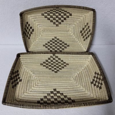312 Set de 2 Corbeilles à Fruits Tressées