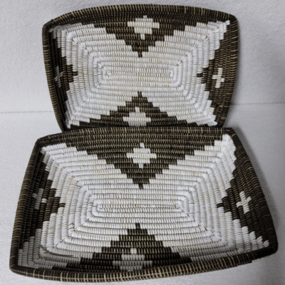 314 Set de 2 Corbeilles à Fruits Tressées