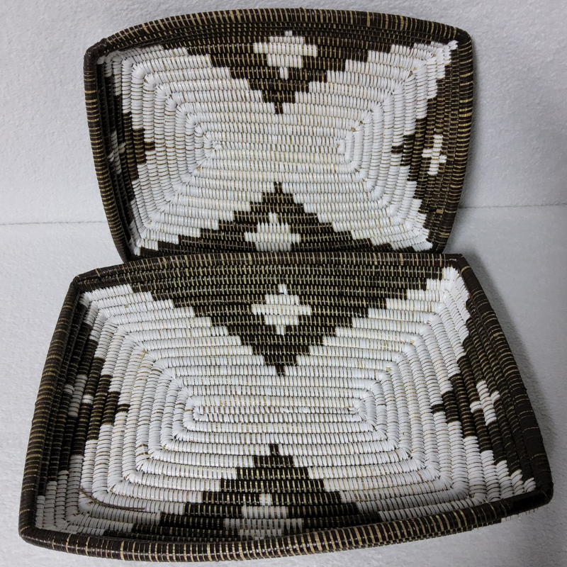 314 Set de 2 Corbeilles à Fruits Tressées