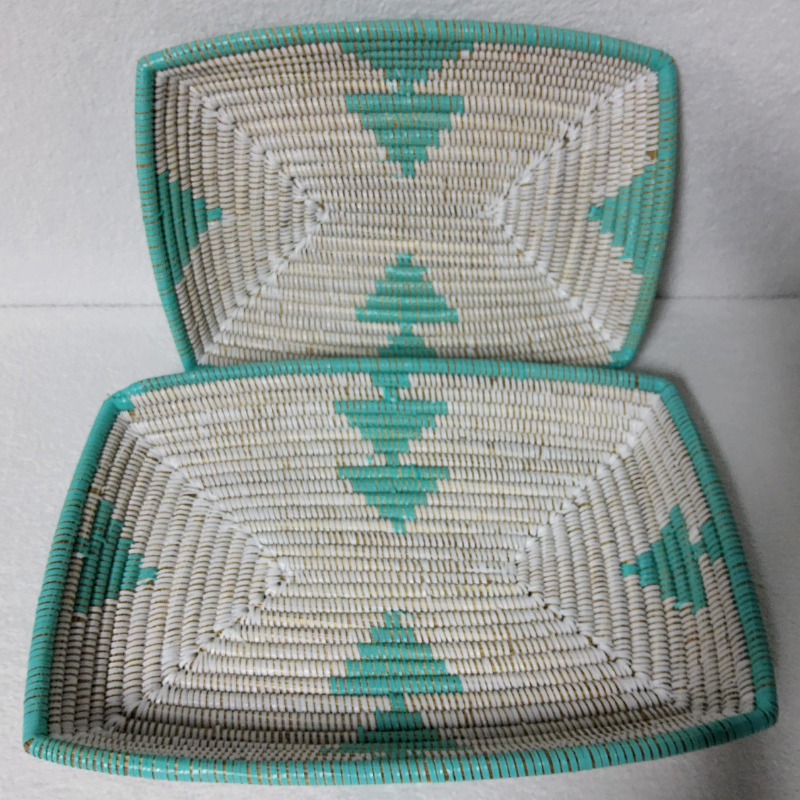 318 Set de 2 Corbeilles à Fruits Tressées