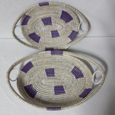 330 Set de 2 Plateaux Tissés « GAL »