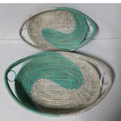 334 Set de 2 Plateaux Tissés « GAL »