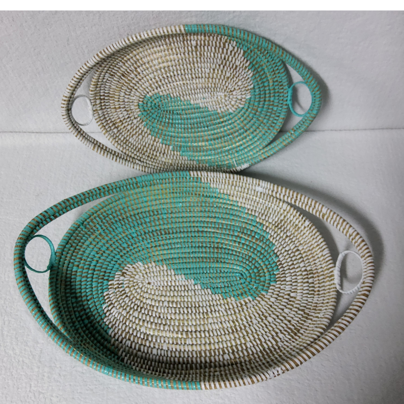 334 Set de 2 Plateaux Tissés « GAL »