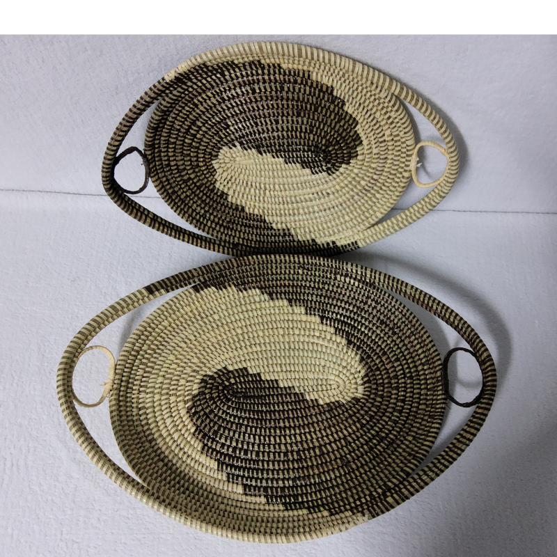 336 Set de 2 Plateaux Tissés « GAL »