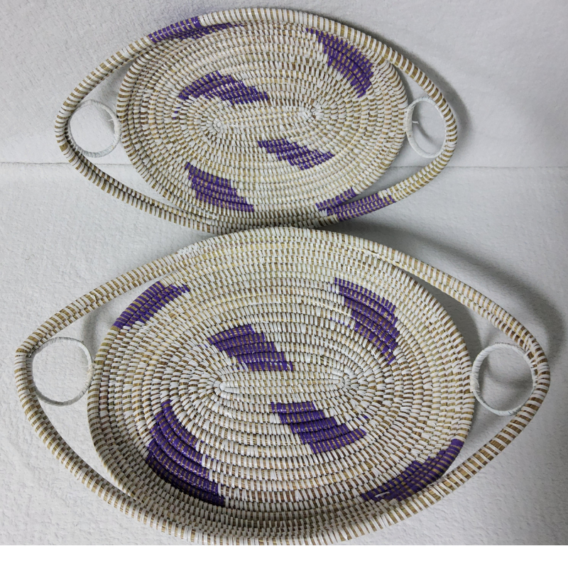 343 Set de 2 Plateaux Tissés « GAL »