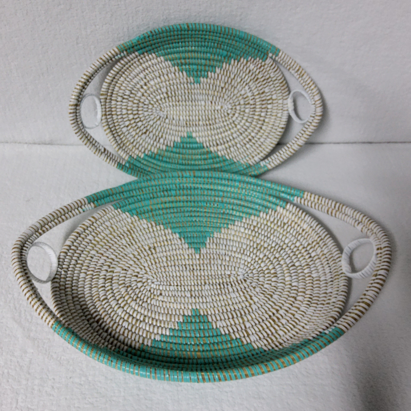 349 Set de 2 Plateaux Tissés « GAL »