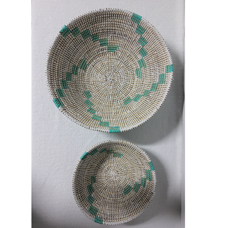 379 Set de 2 Bols Tissés