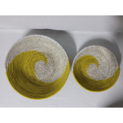 389 Set de 2 Bols Tissés