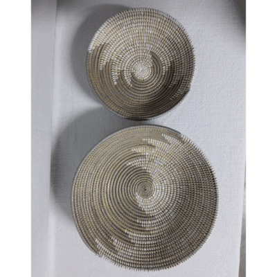 402 Set de 2 Bols Tissés