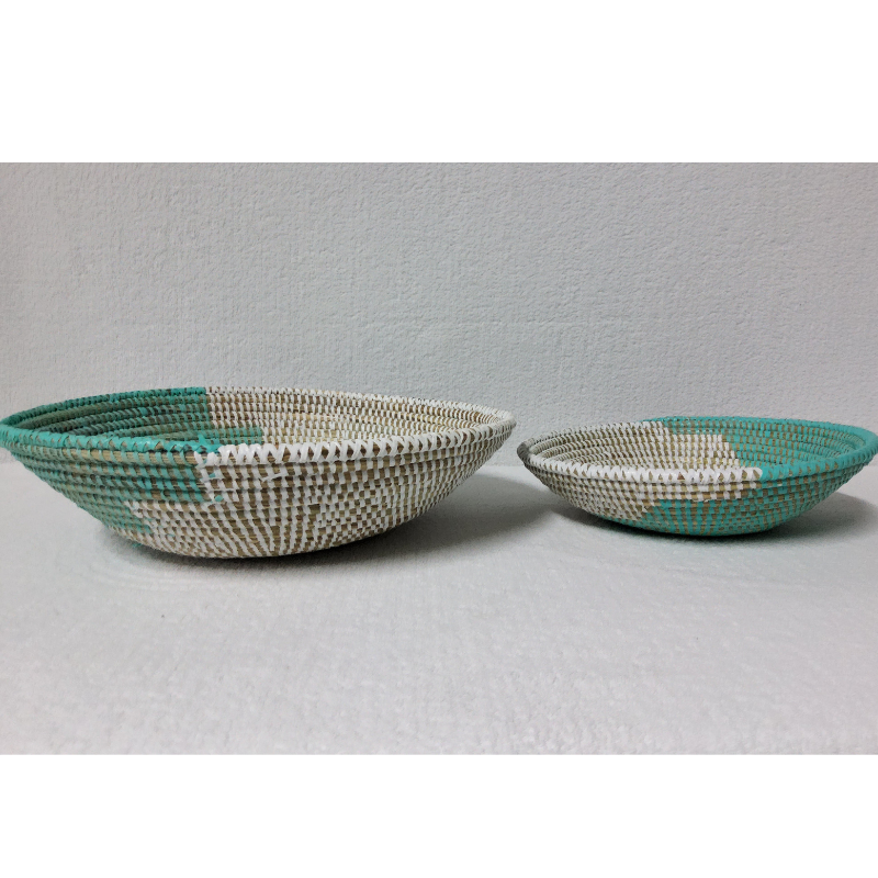 418 Set de 2 Bols Tissés
