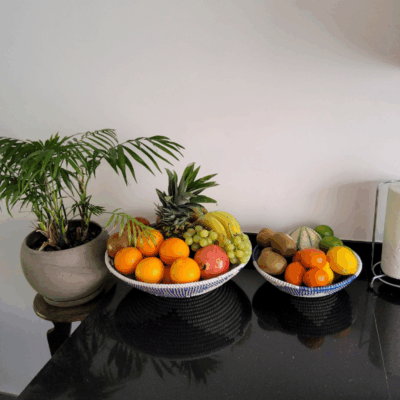 426 Set de 2 Bols Tissés