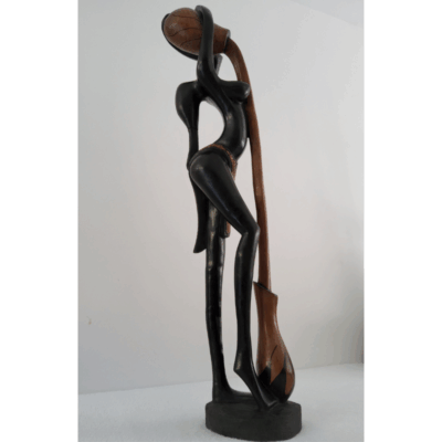 Sculpture en Bois 107 cm (8,8 kg) - « Verseuse d’Eau »