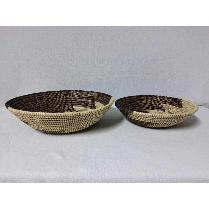 BOL beige_marron Set de 2 Bols Tissés