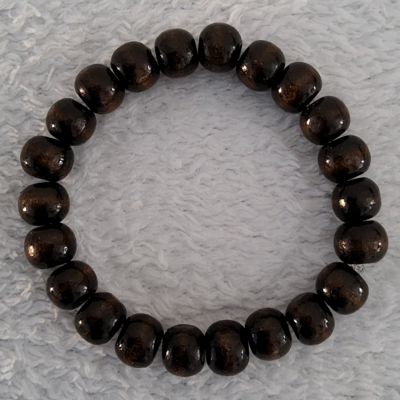 Bracelet en Bois – Perles Artisanales