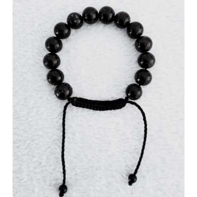 Marron unique Bracelet de Perles Naturelles Polies