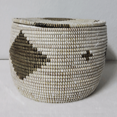 Panier de Rangement Tissé « Super » – Couvercle Plat Ø 36 cm