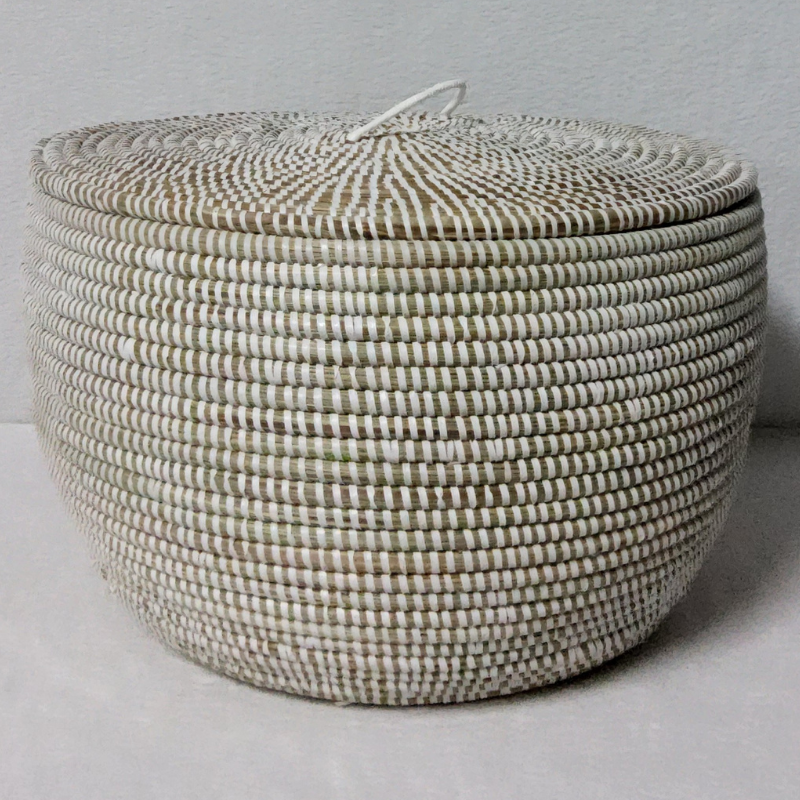 Panier de Rangement Tissé « Super » – Couvercle Plat Ø 36 cm