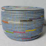 Panier de Rangement Tissé « Super » – Couvercle Plat Ø 36 cm