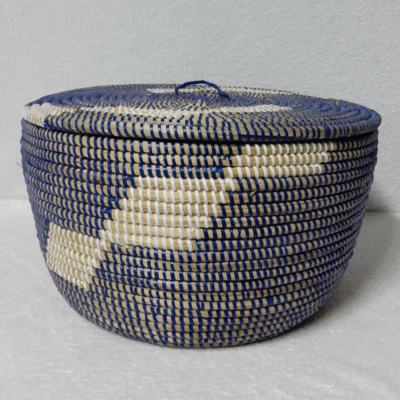 Panier de Rangement Tissé « Super » – Couvercle Plat Ø 36 cm