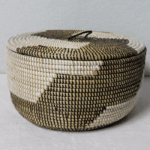 Panier de Rangement Tissé « Super » – Couvercle Plat Ø 36 cm