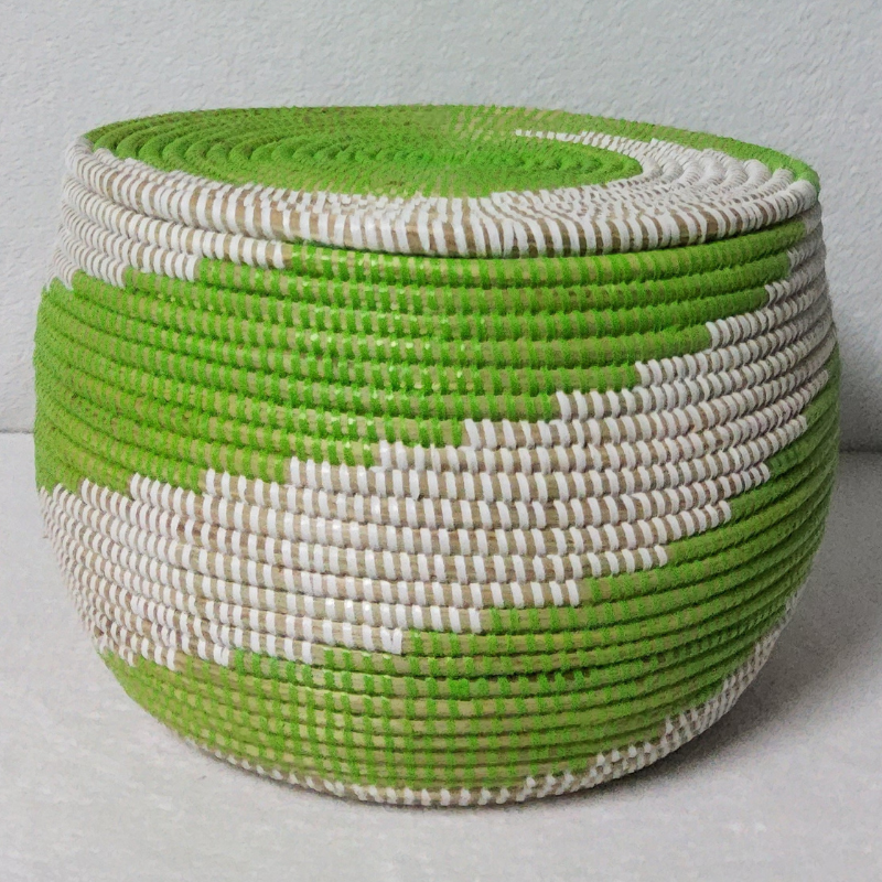 Panier de Rangement Tissé « Super » – Couvercle Plat Ø 36 cm