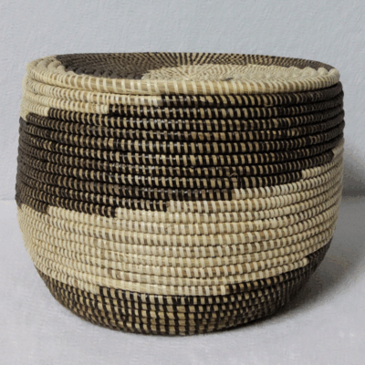 Panier de Rangement Tissé « Super » – Couvercle Plat Ø 36 cm