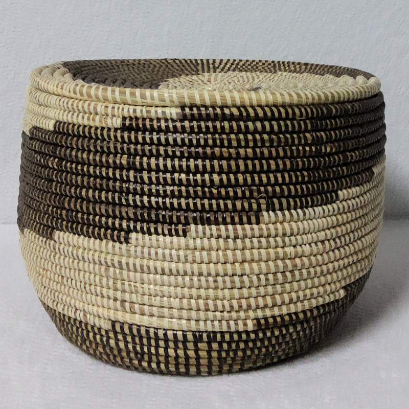 Panier de Rangement Tissé « Super » – Couvercle Plat Ø 36 cm