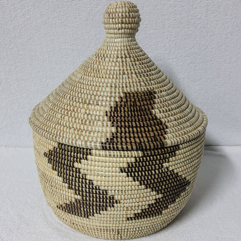 Panier Tissé « Super » Sorore  – Couvercle Conique Ø 35 cm (H 37 cm)