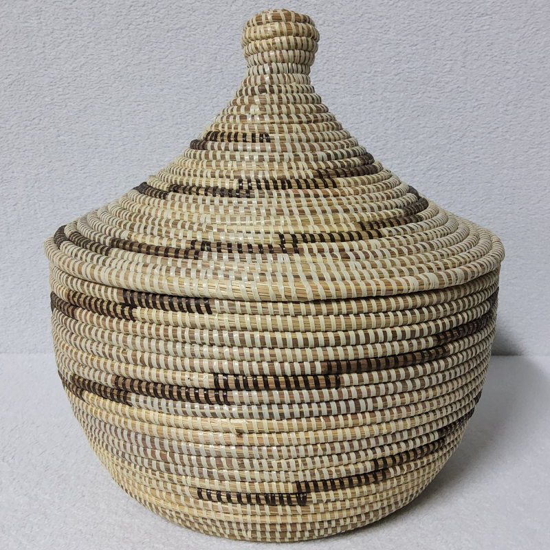 Panier Tissé « Super » Sorore  – Couvercle Conique Ø 35 cm (H 37 cm)