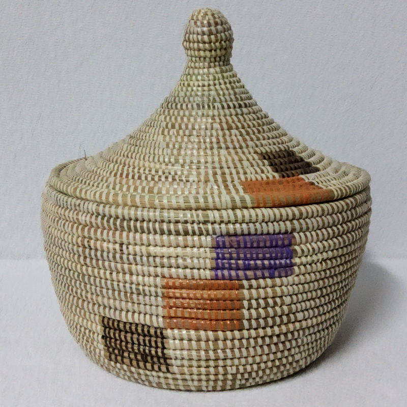 Panier Tissé « Super » Sorore  – Couvercle Conique Ø 35 cm (H 37 cm)