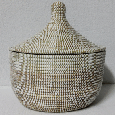 Panier Tissé « Super » Sorore  – Couvercle Conique Ø 35 cm (H 37 cm)