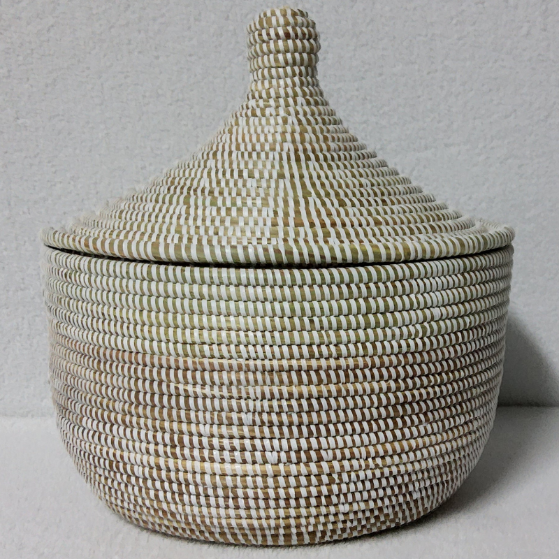 Panier Tissé « Super » Sorore  – Couvercle Conique Ø 35 cm (H 37 cm)