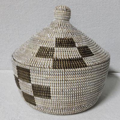 Panier Tissé « Super » Sorore  – Couvercle Conique Ø 35 cm (H 37 cm)